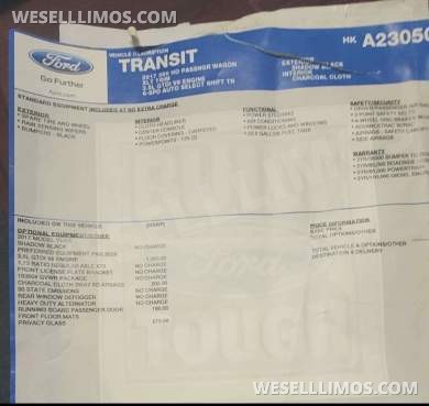 2017 Ford Transit HD 350 XLT - Low Mileage - 15 Passenger Van - Sprinter for Sale in York, ME - Photo 11
