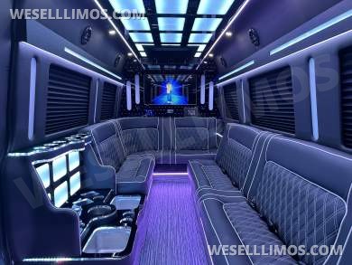 2026 Global Motor Coach Mercedes-Benz Sprinter 3500 - Double J Seat Model Limo Bus - Limo Bus for Sale in Erie, PA - Photo 4