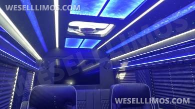 2019 Mercedes Benz Sprinter Executive Limousine Party Bus - CEO SUV Mobile Office for Sale in Los Angeles, CA - Photo 9