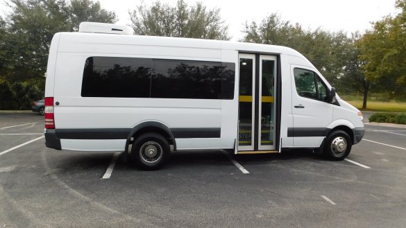 2009 Mercedes-Benz 3500 Handicap Accessible w/Wheelchair Lift Shuttle Bus for Sale in Jacksonville, FL - Photo 2